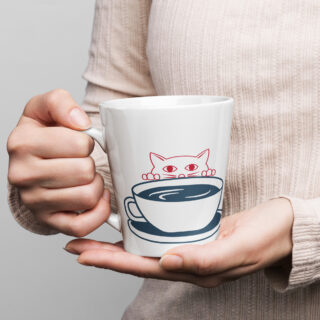Milchkaffeetasse