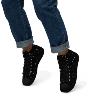 High-Top Leinenschuhe für Herren