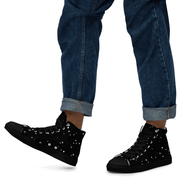 High-Top Leinenschuhe für Herren – Bild 2