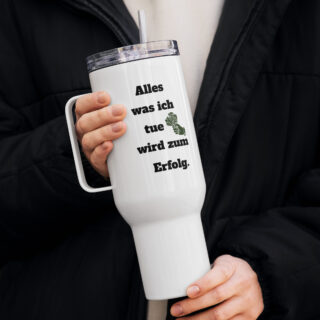 Reisebecher mit Griff