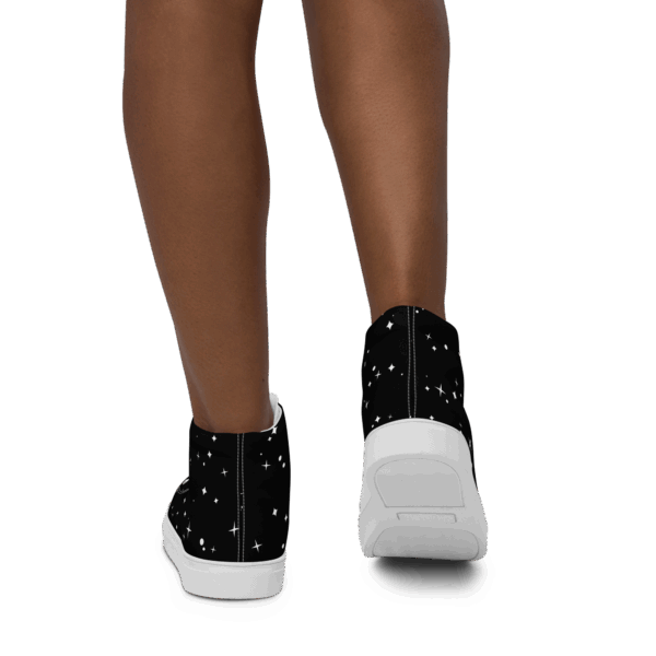 High-Top Leinenschuhe für Damen – Bild 3