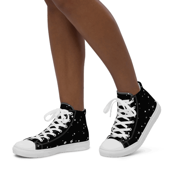 High-Top Leinenschuhe für Damen – Bild 2